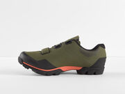 BONTRAGER Foray Mountain Bike Shoes - Olive Grey/Radioactive Orange click to zoom image