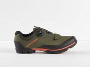 BONTRAGER Foray Mountain Bike Shoes - Olive Grey/Radioactive Orange click to zoom image