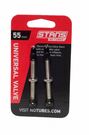 STANS NOTUBES Universal Tubeless Presta Valves - Pair 55mm  click to zoom image
