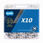 KMC X10 Silver/Black 10 Speed Chain
