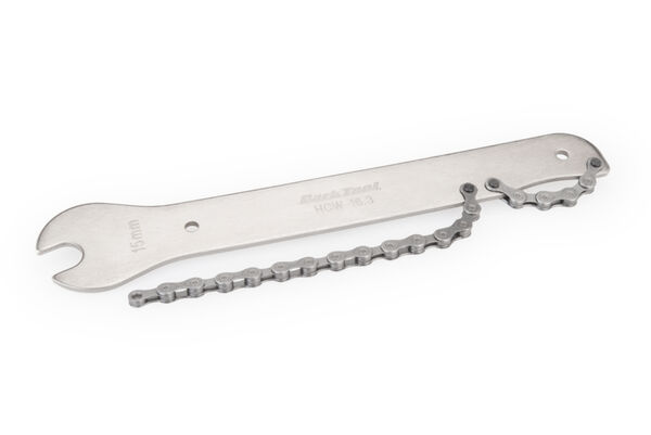 PARK TOOL HCW-16.3 Chain Whip and Pedal Wrench (Spanner) click to zoom image