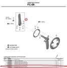 SHIMANO Dura-Ace FC-09 Left Hand Crank Arm 175mm click to zoom image