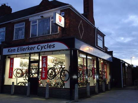 Ken Ellerker Cycles shop front
