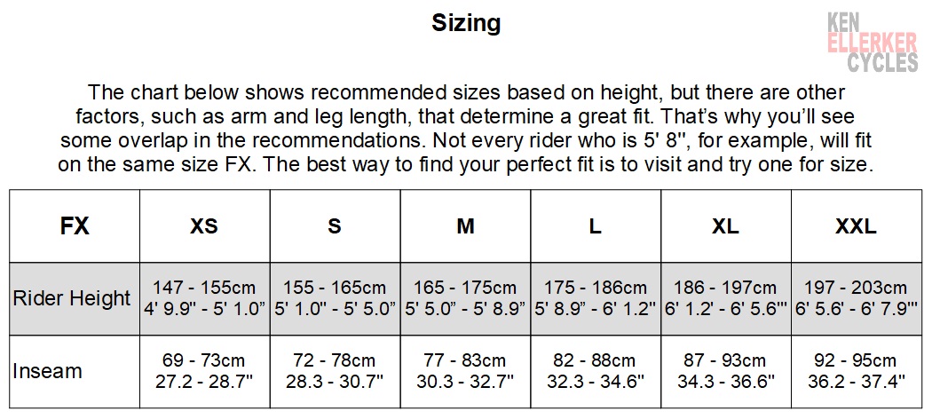 Size Chart FX